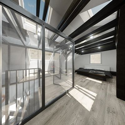 Konzept Ausbau für ein Dachgeschoss