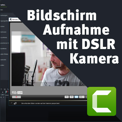 Screenrecording (Bildschirmaufnahme) mit DSLR Kamera erstellen